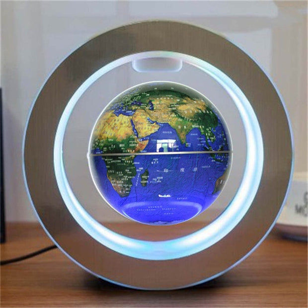 Globe flottant magnétique rond LED Globe