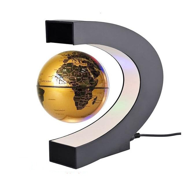 Globe flottant magnétique rond LED Globe