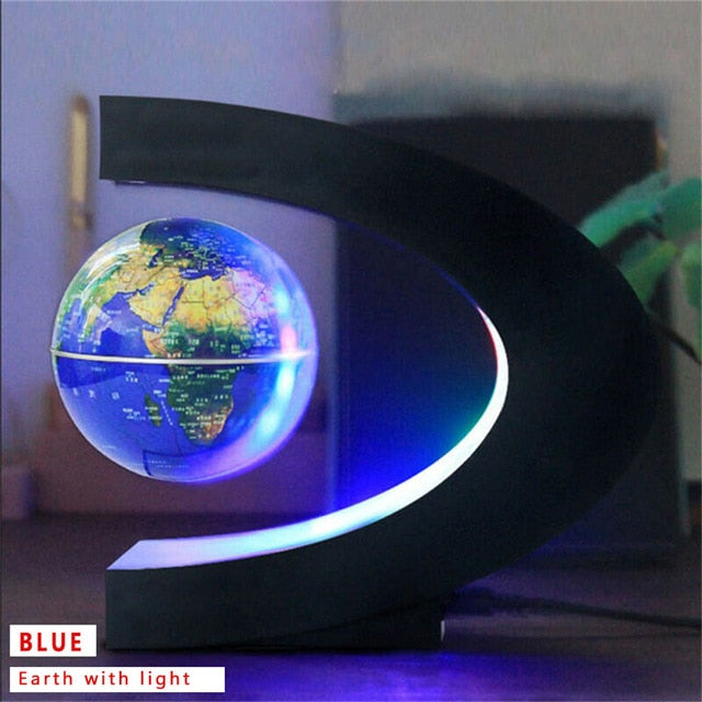 Globe flottant magnétique rond LED Globe