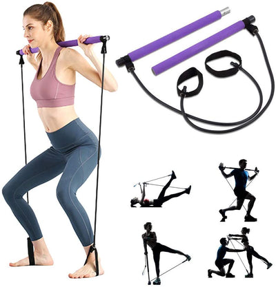 Kit de barre de Pilates avec bande de résistance